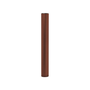Potelet Province Inox brossé Procity, Ø 114 mm, peint/zinc, fixation scellement, haut. hors sol 1010 mm - Aspect Corten