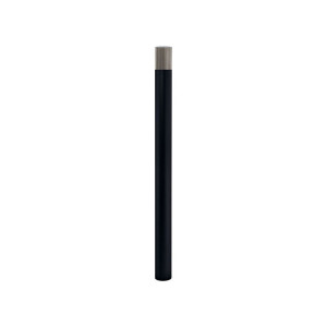 Potelet Inox brossé haute visibilité Procity, Ø 76 mm, peint/zinc, haut. hors sol 1300 mm - Noir foncé