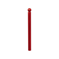 Potelet province Boule Procity, Ø 76 mm, peint/zinc, fixation scellement, haut. hors sol 1102 mm - Rouge pourpre