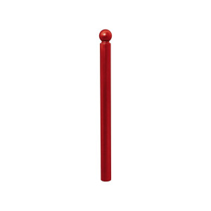 Potelet province Boule Procity, Ø 76 mm, peint/zinc, fixation scellement, haut. hors sol 1102 mm - Rouge pourpre