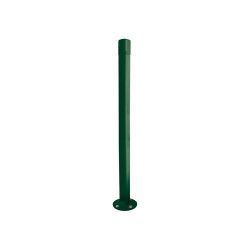 Potelet Carrefour inclinable Amortichoc Procity, Ø 76 mm, peint/zinc, haut. hors sol 1000 mm - Vert mousse