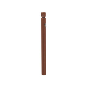 Potelet Province City Amovible Primabloc Procity, Ø 76 mm, haut. hors sol 850 mm, 3 clés identiques - Aspect Corten