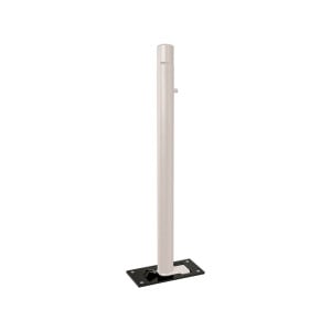 Potelet Province rabattable Solibloc Carrefour, Ø 76 mm, garde au sol 114 mm, Peint/galva - Gris soie