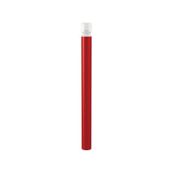 Potelet Agglo haute visibilité Procity, Ø 102 mm, Haut. hors sol 1300 m - Rouge pourpre