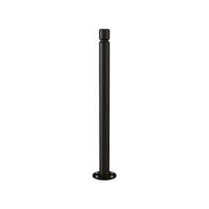 Potelet inclinable Amortichoc Agglo Procity, Ø 76 mm Haut. hors sol 1100 m - Noir foncé