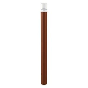 Potelet Agglo haute visibilité Procity, Ø 102 mm, Haut. hors sol 1300 m - Aspect Corten