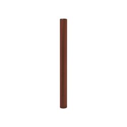 Potelet Province Inox brossé Procity, Ø 76 mm, peint/zinc, fixation scellement, haut. hors sol 1010 mm - Aspect Corten