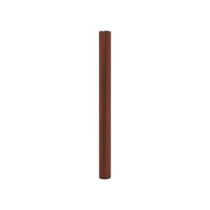 Potelet Province Inox brossé Procity, Ø 76 mm, peint/zinc, fixation scellement, haut. hors sol 1010 mm - Aspect Corten