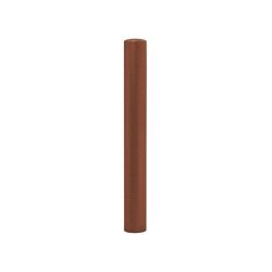 Potelet Carrefour Procity, Ø 114 mm, peint/zinc, haut. hors sol 1000 mm - Aspect Corten