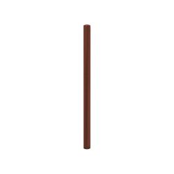Potelet Carrefour Procity, Ø 60 mm, peint/zinc, haut. hors sol 1100 mm - Aspect Corten