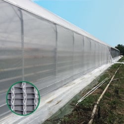 Brise vent blanc 106g/m², dim. 4 x 45 m