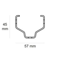 Piquet Vigne de Tête LONNEO T01 Galva Z275 épaisseur 2,0mm Longueur 2m00