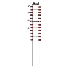 Piquet Vigne de Tête LONNEO T01 Galva Z275 ép. 2 mm - Long. 2 m - A l'unité