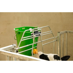 Sécurité antidécrochage Bucket Guard avec porte-seau pour seau à veau Kerbl