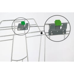 Sécurité antidécrochage Bucket Guard avec porte-seau pour seau à veau Kerbl