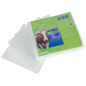 Lavette pour pis UdderoClean Super - 50 pièces Kerbl