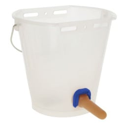 Seau à veau avec tétine et clapet FixClip New Generation 8 L Kerbl