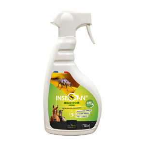 INSECTAN INSECTIFUGE CHEVAL contre les insectes piqueurs, flacon spray de 750 ml