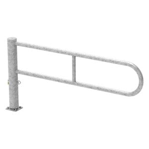 Barrière tournante longueur 2,30 mètres Procity, Acier galvanisé