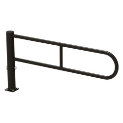 Barrière tournante longueur 2,30 mètres Procity, peint/galva - Noir foncé