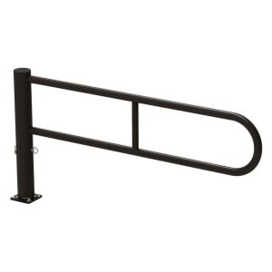 Barrière tournante longueur 2,30 mètres Procity, peint/galva - Noir foncé