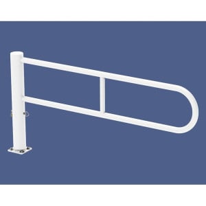 Barrière tournante longueur 2,30 mètres Procity, peint/galva - Blanc pur
