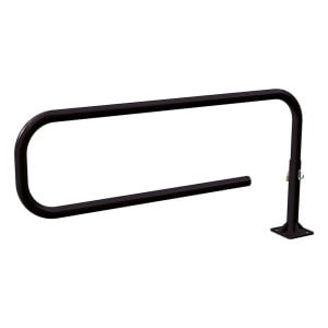 Barrière tournante Trombone Procity, longueur 1800 mm, Ø 60 mm - Noir foncé