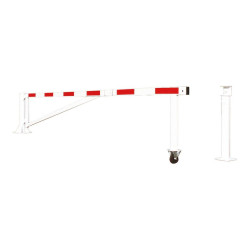 Barrière tournante très grande longueur Procity, tubes acier galvanisé, 7 m