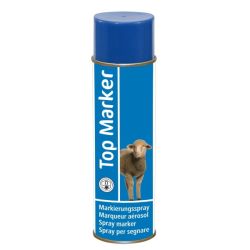 Marqueur aérosol bleu pour ovins TopMarker 500 ml Kerbl