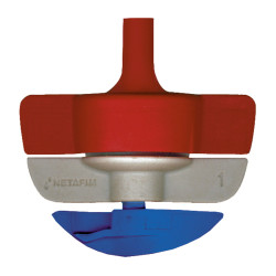 Micro-arroseur Spinnet 120 l/h bleu et rouge NETAFIM, 100 unités