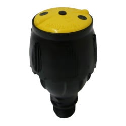 Micro-asperseur MEGANET 24° 200 L/h 1/2" mâle jaune et noir NETAFIM