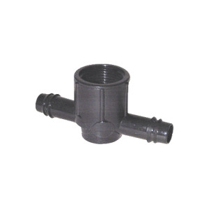 Té cannelé Ø 16 mm x 3/4" x 16 mm NETAFIM, 50 unités