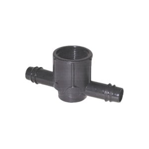 Té cannelé Ø 20 mm x 3/4" x 20 mm NETAFIM, 50 unités