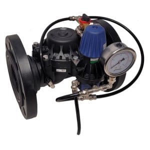 Vanne de contrôle hydraulique DOROT série 75, régulation amont 3 voies à brides DN80 NETAFIM