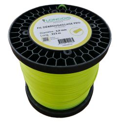 Fil de débroussaillage PRO Rond 3,0mm Jaune, bobine de 223m