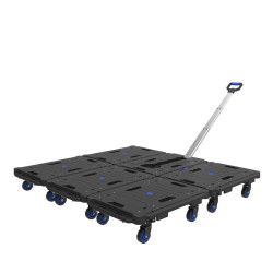 Plateau roulant RP602HANDLE Viso, poignée télescopique