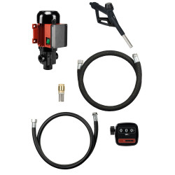 Pompe pour gazole ROTAxx 60 L/min - 230 V avec pistolet et compteur mécanique