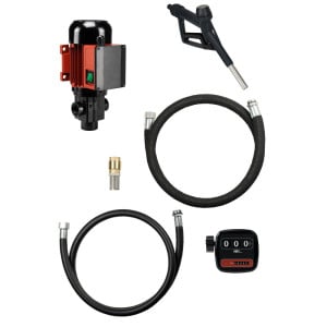 Pompe pour gazole ROTAxx 60 L/min - 230 V avec pistolet et compteur mécanique