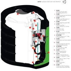 Cuve de stockage fioul Fuelstation - 5000 L, 230 V - 100 L/min, compteur digital