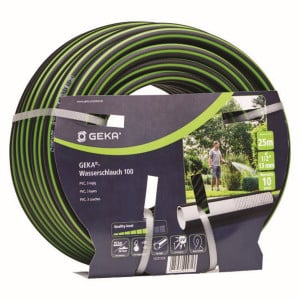 Tuyau d'arrosage GEKA 100  5/8" noir/vert, long. 25 m