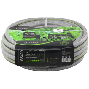 Tuyau d'arrosage GEKA Plus WS400  3/4" vert/gris PVC, long. 25 m