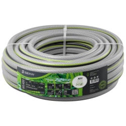 Tuyau d'arrosage GEKA Plus WS400  1" vert/gris PVC, long. 25 m