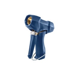 Pistolet de nettoyage professionnel GEKA Plus, filetage femelle G1/2, raccord laiton, revêtement caoutchouc bleu