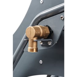 Dévidoir pour tuyau GEKA Plus P80 en acier, diam. tuyau 1" mâle