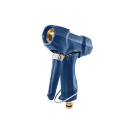 Pistolet de nettoyage professionnel GEKA Plus, raccord enfichable, caoutchouc bleu