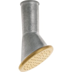 Pomme d'arrosoir cuillère GEKA métal léger, trous 0,8 mm et platine 55 mm