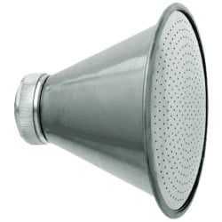 Tête de pomme d'arrosoir GEKA plus en acier inoxydable, filetage mâle G3/4