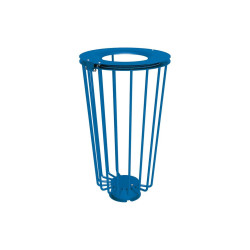 Corbeille Lofoten Vigipirate 100 litres Procity - Sans sac - Ø 495 x hauteur 855 mm - Bleu gentiane