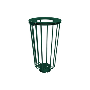 Corbeille Lofoten Vigipirate 100 litres Procity - Sans sac - Ø 495 x hauteur 855 mm - Vert mousse