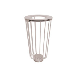 Corbeille Lofoten Vigipirate 100 litres Procity - Sans sac - Ø 495 x hauteur 855 mm - Gris soie